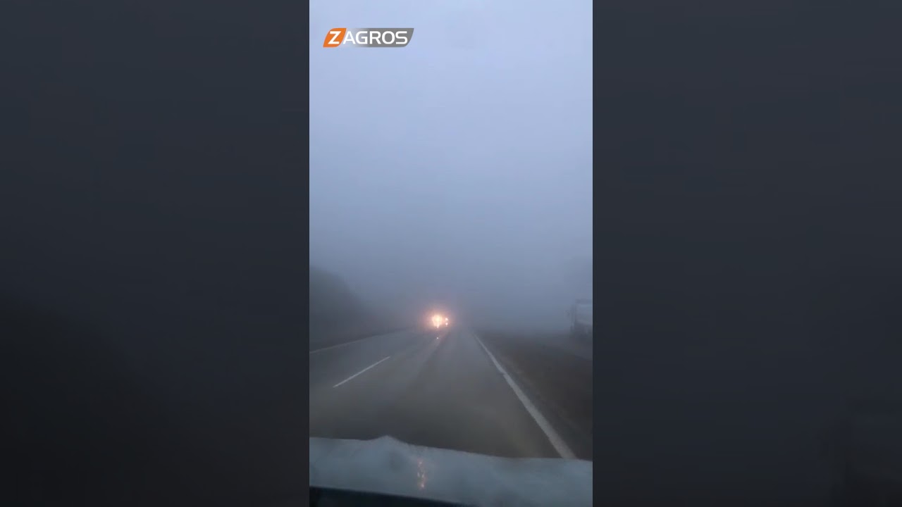 فيديو | ضباب كثيف يجتاح طريق السليمانية - بِنجوين الرئيسي ويتسبب في تراجع مدى الرؤية بشكل حاد