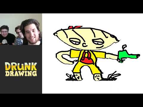 DRUNK DRAWING FAMILY GUY (supermega Reupload)