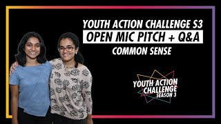Youth Action Challenge S3E60: Pitch/Q&A; Common Sense