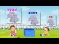 The Magic Fun Learn About Big Bigger Biggest Kids Learn Video