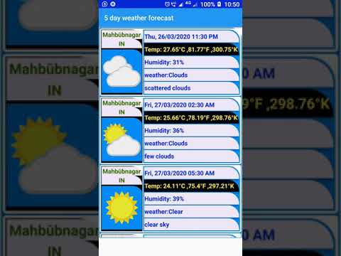 Get World Weather Video