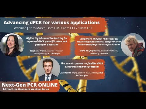 Advancing dPCR for various applications YouTube Poster