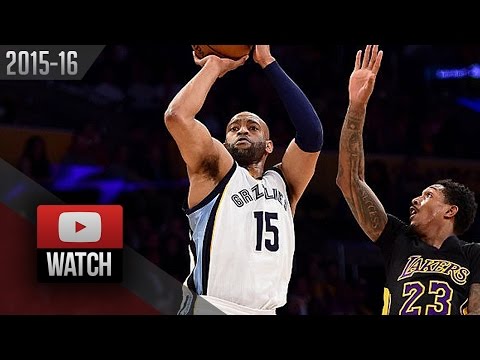 Vince Carter Full Highlights at Lakers (2016.02.26) - 19 Pts