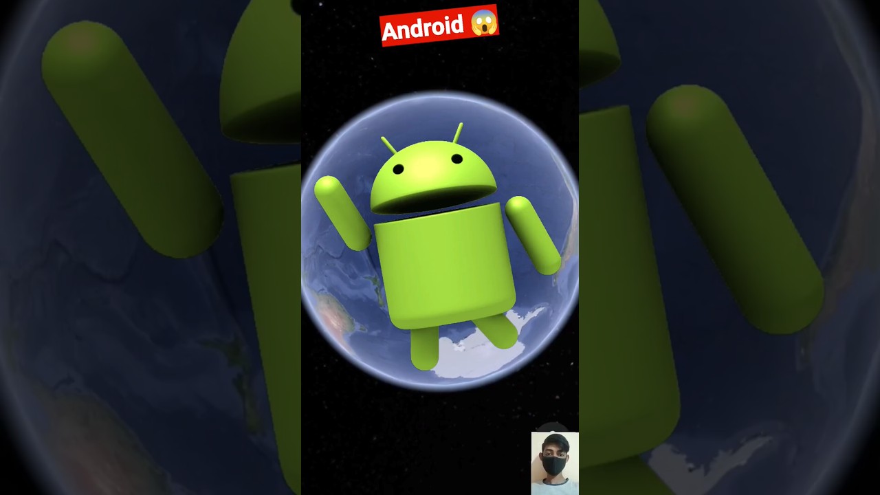 I Found Android On Google Earth 😱 #shorts #youtubeshorts #shortsfeed #android
