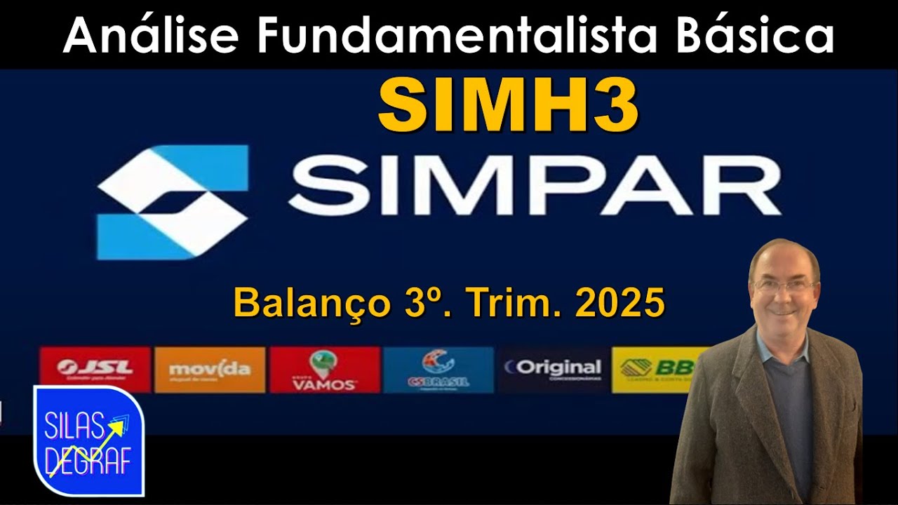 SIMH3 - SIMPAR S/A. ANÁLISE FUNDAEMENTALISTA BÁSICA . PROF. SILAS DEGRAF. 3o. TRIM. DE 2025