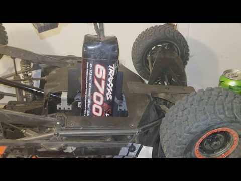 Traxxas Unlimted Desert Racer UDR How to change battery count sizes 6s to 4s 6700
