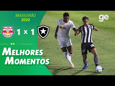 BRAGANTINO 1 X 1 BOTAFOGO | MELHORES MOMENTOS | 2ª RODADA BRASILEIRÃO 2020 | ge.globo