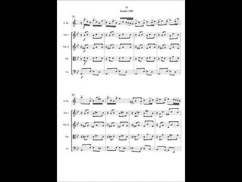 Soprano Saxophone and String Quartet "Bordel 1900"