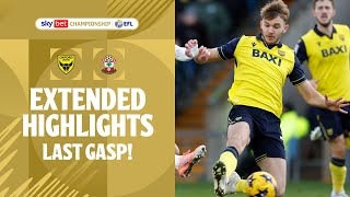 [검증마트]12월27일 옥스퍼드 유나이티드 FC VS 사우샘프턴 하이라이트