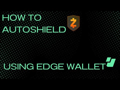 Auto-Shield Zcash with Edge Wallet 🛡️