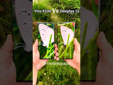Vivo X100 vs OnePlus 12 10x Zooming Test 🤜🎥🤛 #shorts #vivox100 #oneplus12 #comparison