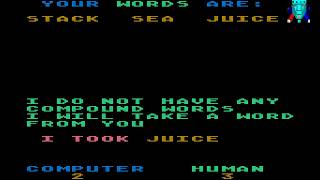 Atari 800 Game: Word Mate (1980 T.H.E.S.I.S.)