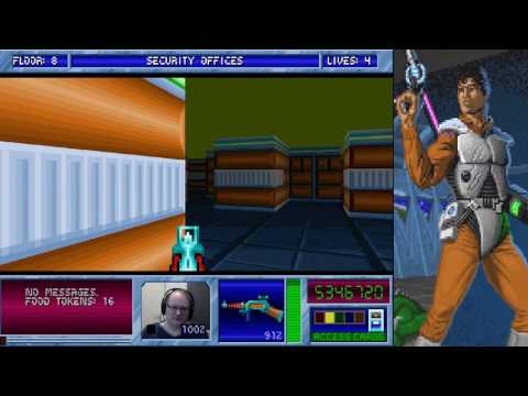 Blake Stone - 100% walkthrough   mission 1, floor 08 (edited)