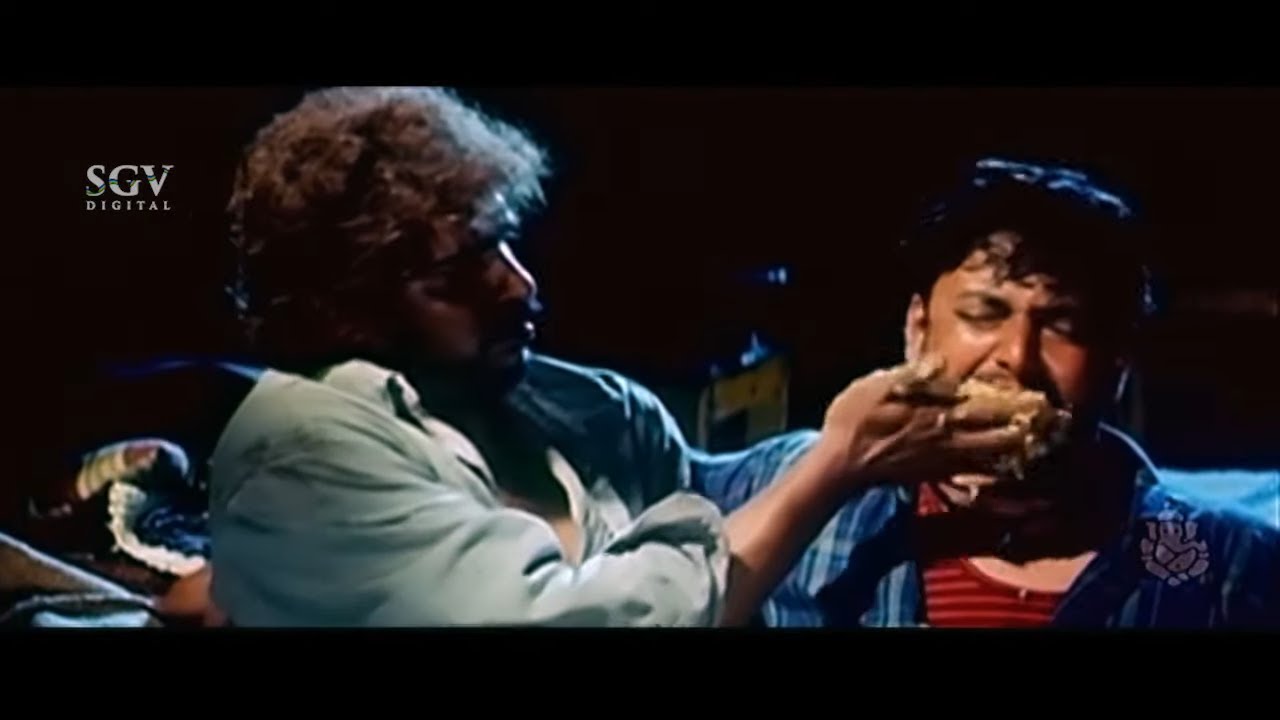 Upendra Feed To Darshan after drinking Comedy Scenes | Anatharu Kannada Moviev | Kuri Prathap