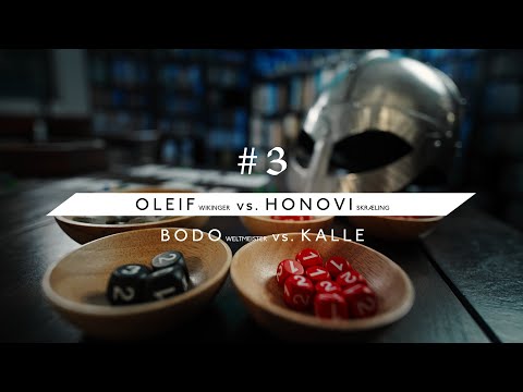 THORS KLIFF / Weltmeister-Duell #3 / Skräling vs. Wikinger / (Board Game/Brettspiel)