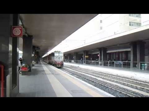 E656.046 + ETR 400.04 (Freccia Rossa 1000 n.04) in partenza da Roma Termini