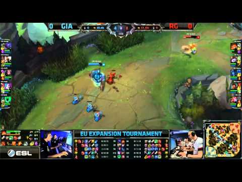 GIA vs RG   Game 1   EU Expansion Tournament, Semifinal   Giants vs Reason Gaming VOD