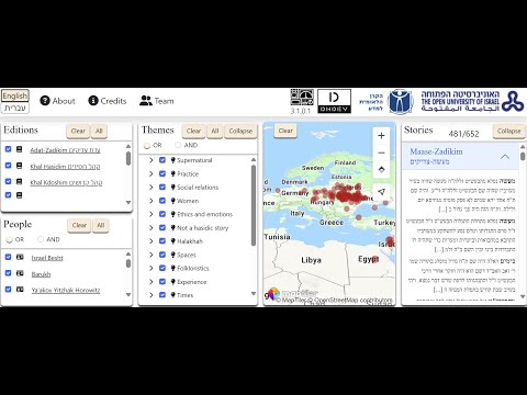 The Hasidic Stories Browser – an alternative frontend to a TEI-Publisher corpus