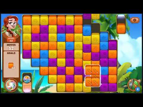 Lost Island Blast Adventure Level 43 - NO BOOSTERS 🏝️ | SKILLGAMING ✔️