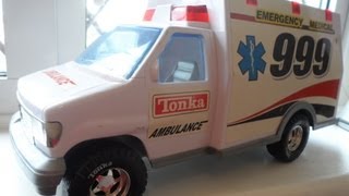 AMAZING TONKA TOYS 2002 BEST AMBULANCE SOS RESCUE VAN