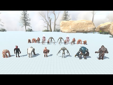 6 Punch unit with Ogre lord vs 2 Faction - Animal Revolt Battle Simulator
