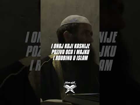 KAD DŽELLE ŠANUHU NEKOGA HOĆE DA UPUTI - hfz. Jusuf Barčić, rahimehullah