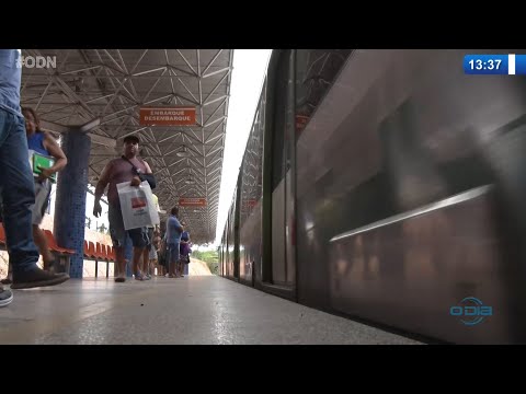 Metrô de Teresina para de funcionar devido a manutenções nos trilhos 19 01 2022
