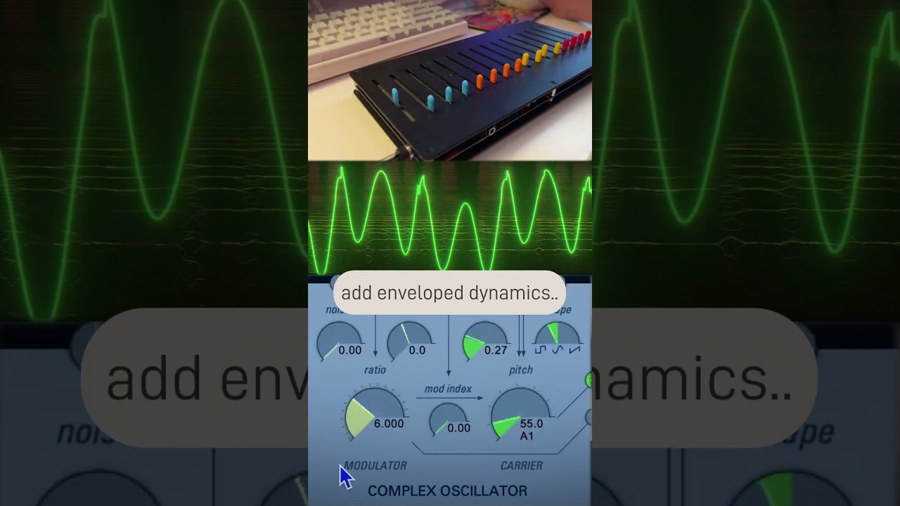 Waveshaping with Aalto's complex osc