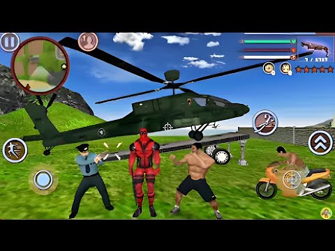 Deadpool Rope Hero Vice Town Crime Simulator #5 - Android Gameplay.