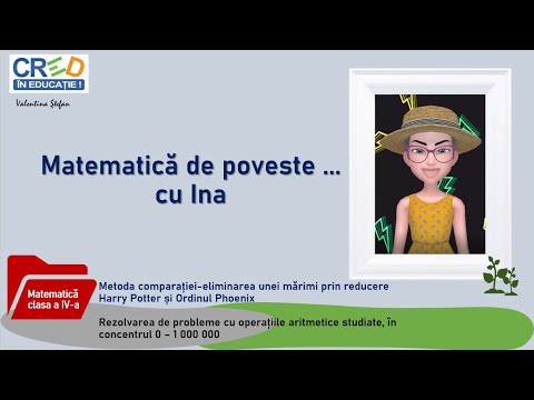 Metoda comparației-eliminarea unei mărimi prin reducere. Harry Potter și Ordinul Phoenix