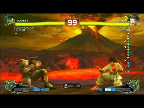 SSF4 Rank Match  Player19990825 (DI)  vs  mok11bk (MK)