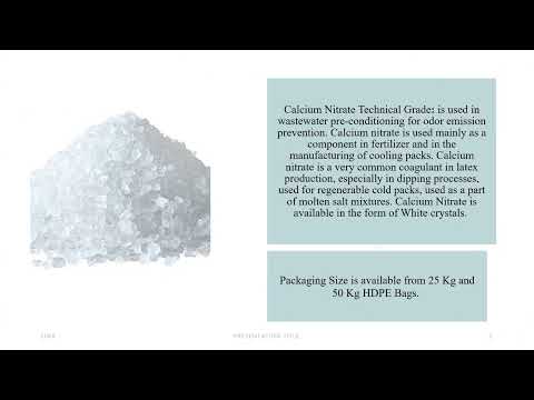 Calcium Nitrate Technical