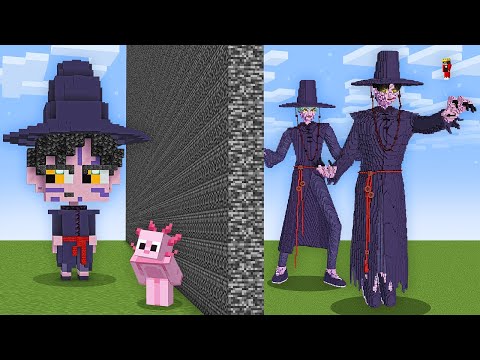 I Cheated With SCARY KPOP DEMONS In Minecraft Build Battle!