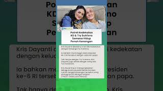 Potret Kedekatan Kris Dayanti dan Try Sutrisno, Ungkap Sosok Asli sang Wapres ke-6 RI Semasa Hidup