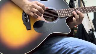 ￼KEPMA A1CE Grand Auditorium Acoustic Guitar with K-10 Pickup 41" Sunburst