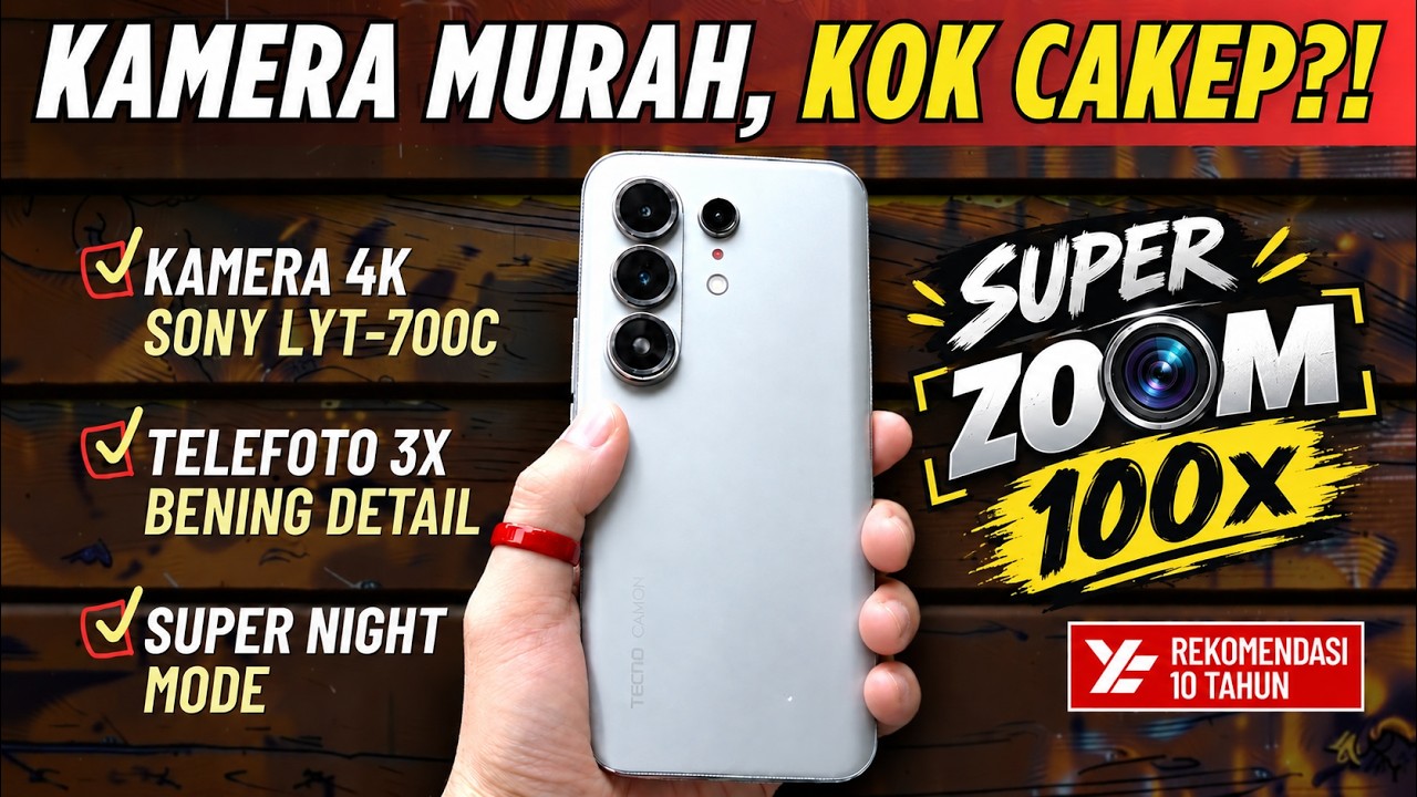 TOP 5 HP MURAH (KAMERA TERBAIK) BUAT JANGKA PANJANG!