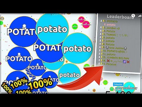 1000% DOMINATING AGARIO SERVERS !! ( Jumbo with Robo )