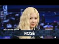 ROSÉ Reminisces On Her BLACKPINK Audition Shows Jimmy How To Play The APT Drinking Game Extended