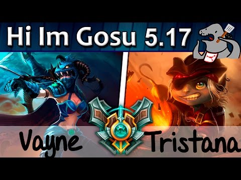 Hi im Gosu - Vayne/Soraka vs Tristana/Thresh - ADC - Master S5 | 336