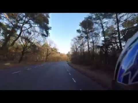 Yamaha R1 ride with GoPro 4 Black around Soesterberg