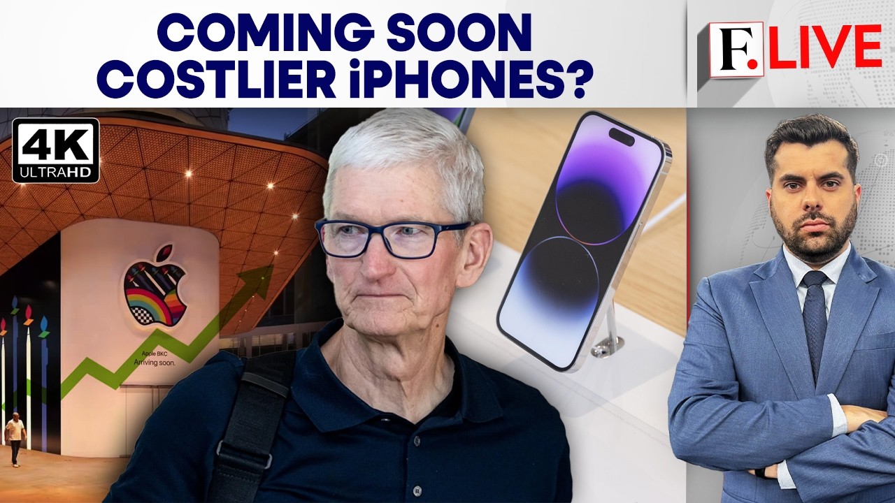 Apple Warns iPhone & Mac Prices Could Rise Soon | Tim Cook Explains Why | Firstpost Live | 4K