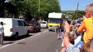 preview picture of video 'Olympic Torch Passing Through Bryncethin'