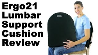Ergo21 Lumbar Support Cushion Review - Ask Doctor Jo