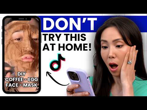 Dermatologist Reacts to viral TikTok DIY Face Masks (What’s Actually Safe?)