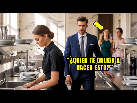 She was forced to wash dishes at the gala without knowing that her millionaire husband was the ow...