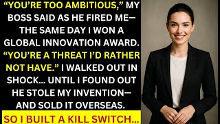 Male Boss Fired Me After I Won an Industry Award, Saying "I was too Ambitous" - 1 Week Later...