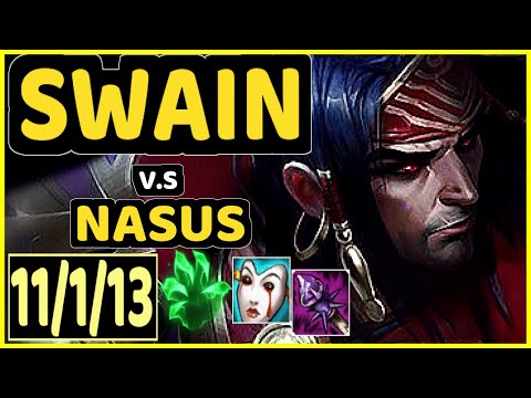 ODOAMNE (SWAIN) vs NASUS - 11/1/13 KDA TOP CHALLENGER GAMEPLAY - EUW