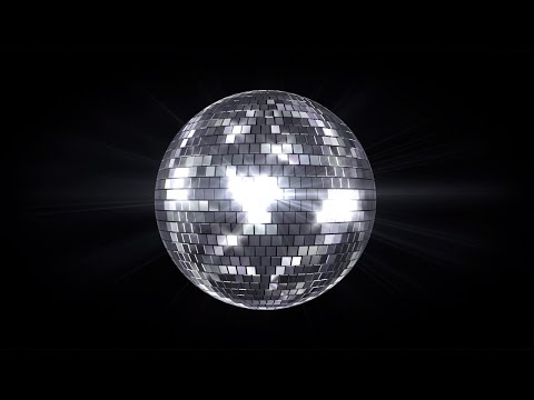 Mirror Ball Disco Lights Club Dance Party Glitter Background - 3 Hours VJ Loop