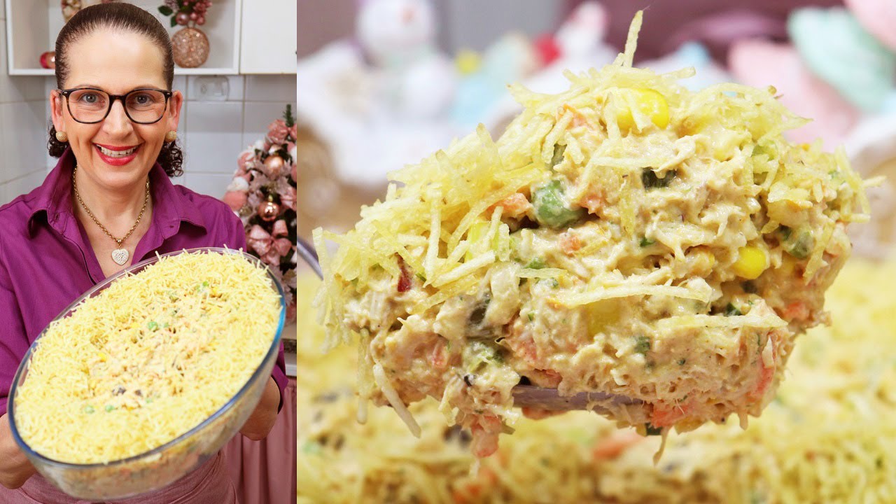 SUPER CREAMY, DELICIOUS CHICKEN SALAD, PERFECT FOR YOUR DINNER! - Isamara Amâncio