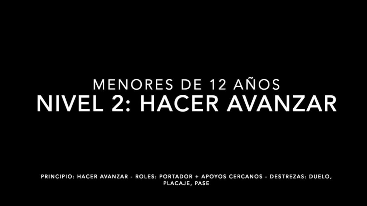 Nivel 2 Plan de Formación del Jugador